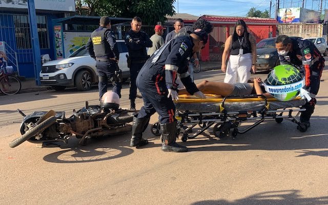 Motorista de Ford Ka faz conversão e causa grave acidente na Jatuarana