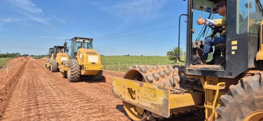 Governo de Rondônia retoma reabilitação asfáltica da Rodovia-492 entre Parecis e Rodovia-491