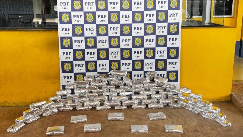 PRF apreende quase 60 kg de drogas e centenas de munições em Rondônia