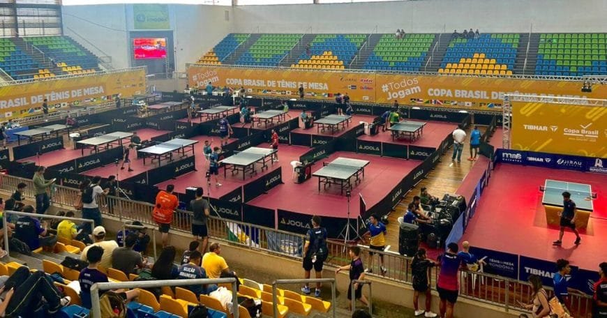 Porto Velho sedia Copa Brasil de Tênis de Mesa com a participação de atletas de 13 estados