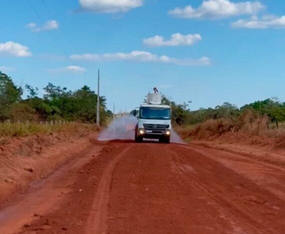 Serviços de manutenção são realizados na RO-140, no distrito de Colina Verde, em Governador Jorge Teixeira