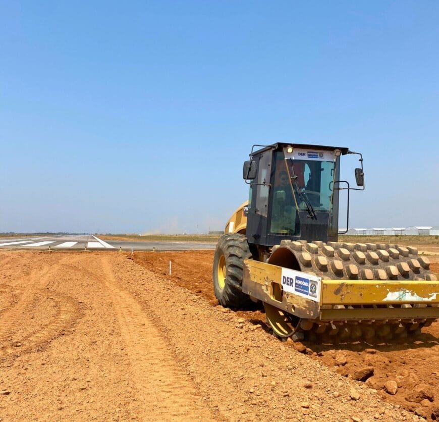 Aeroporto de Vilhena recebe obras do governo de RO para aumentar segurança operacional