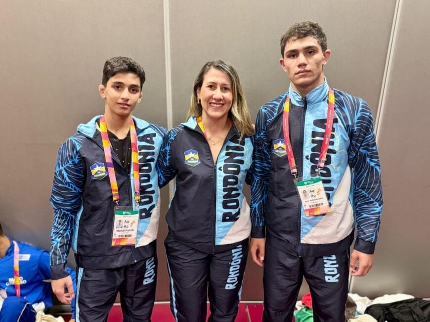 Irmãos iranianos conquistam medalhas de bronze por Rondônia nos Jogos da Juventude 2025