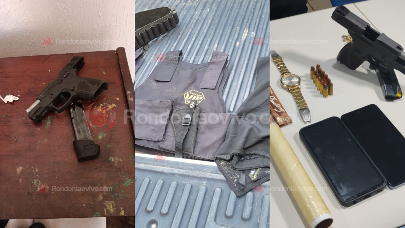 MORAR MELHOR: Membros do PCC são presos com pistola e coletes após ameaçarem policial