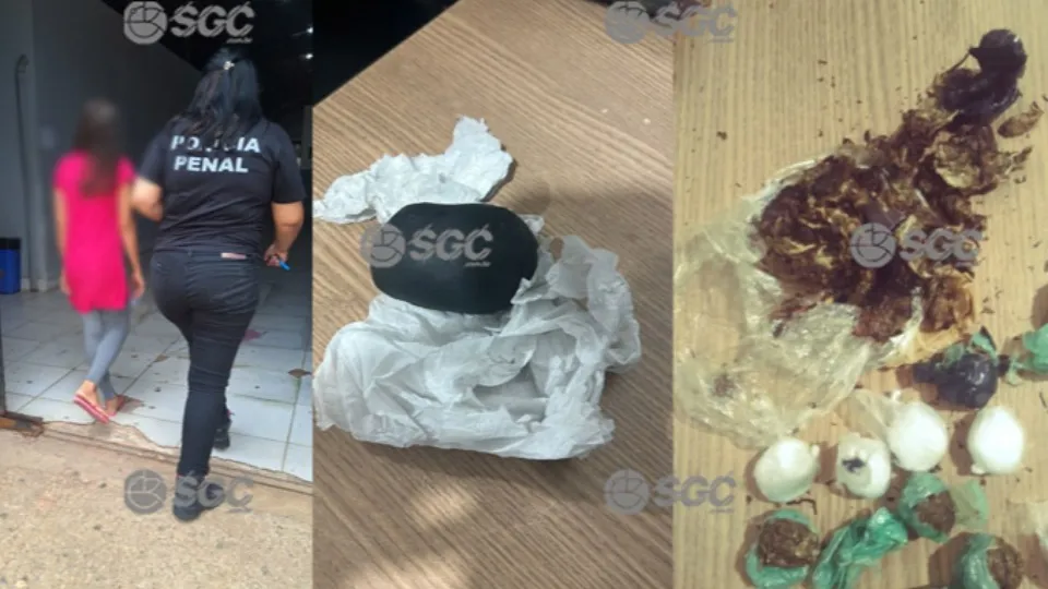 Mulher é presa ao tentar entrar com drogas escondidas no Presídio 603 em Porto Velho