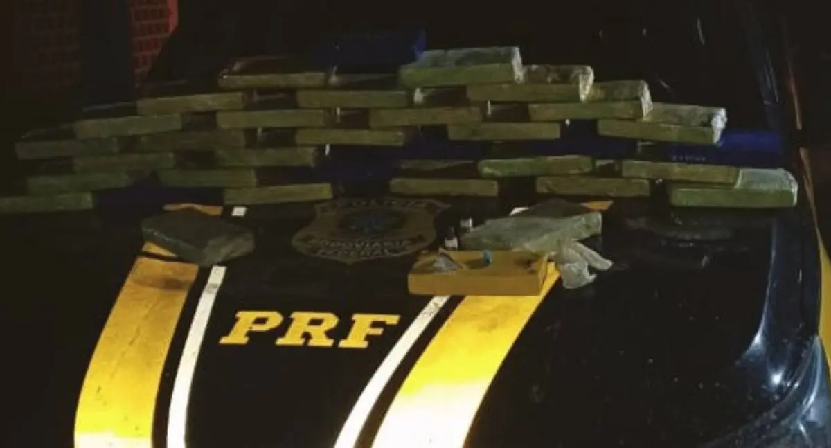 PRF em Rondônia apreende 34 kg de cocaína em Porto Velho