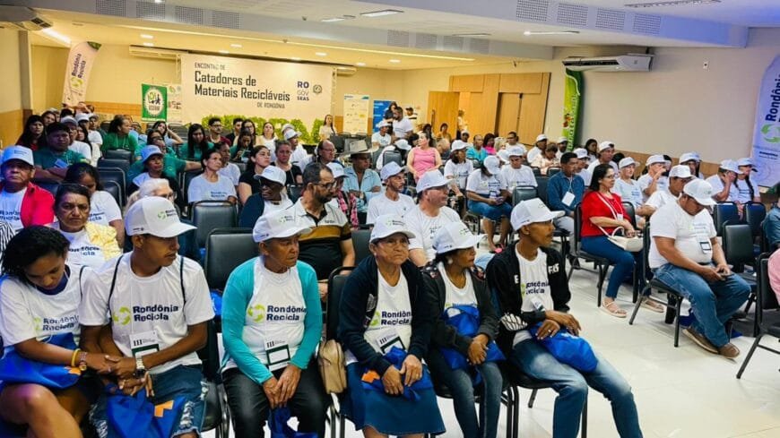 Governo de RO reforça valorização e inclusão produtiva em mais um encontro de catadores de materiais recicláveis
