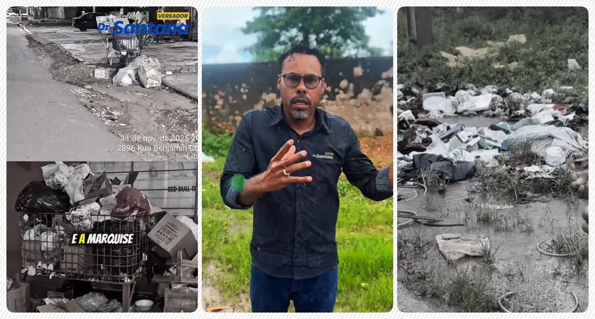 Dr. Santana denuncia colapso na coleta de lixo em Porto Velho