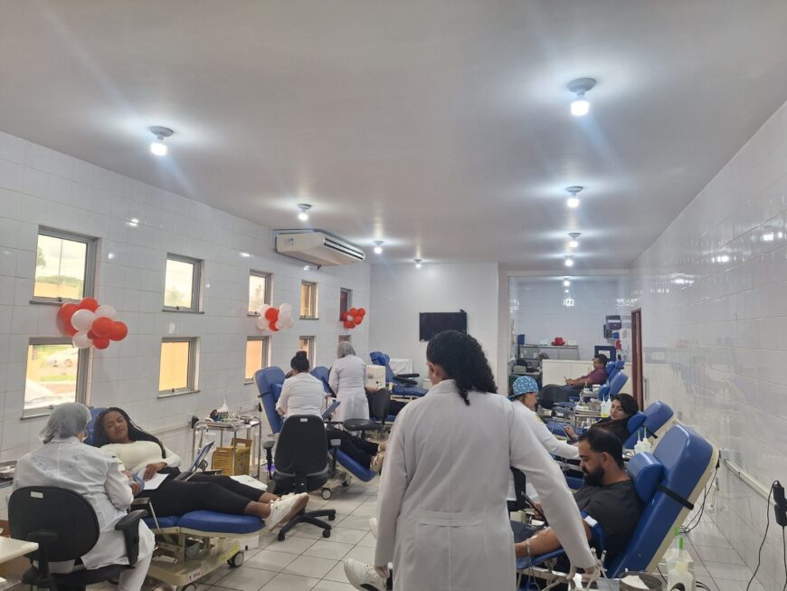 Responsabilidade social: servidores se unem em ação solidária de doação de sangue, em Porto Velho
