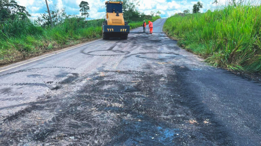 Rodovia-463 recebe recuperação asfáltica em 35 Km para garantir melhores condições de tráfego