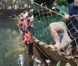 Ponte desaba e deixa feridos durante café em Candeias do Jamari, RO