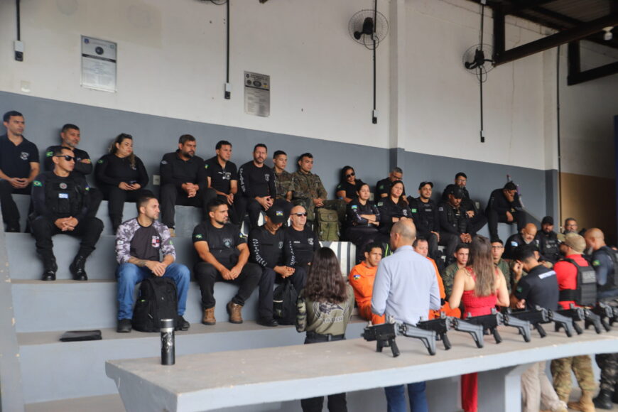 Capacitação em armamento bélico fortalece atuação das forças de segurança em Porto Velho