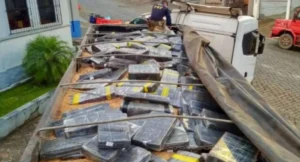 Caminhão de Porto Velho é apreendido com 1,6 tonelada de maconha