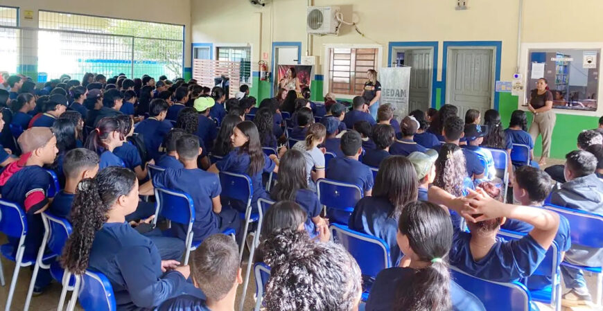 Governo de RO realiza ações de educação ambiental e prevenção às queimadas em Candeias do Jamari