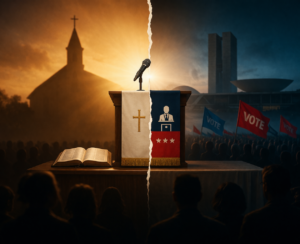 QUANDO A POLÍTICA INVADE O ALTAR E TRANSFORMA FÉ EM PALANQUE