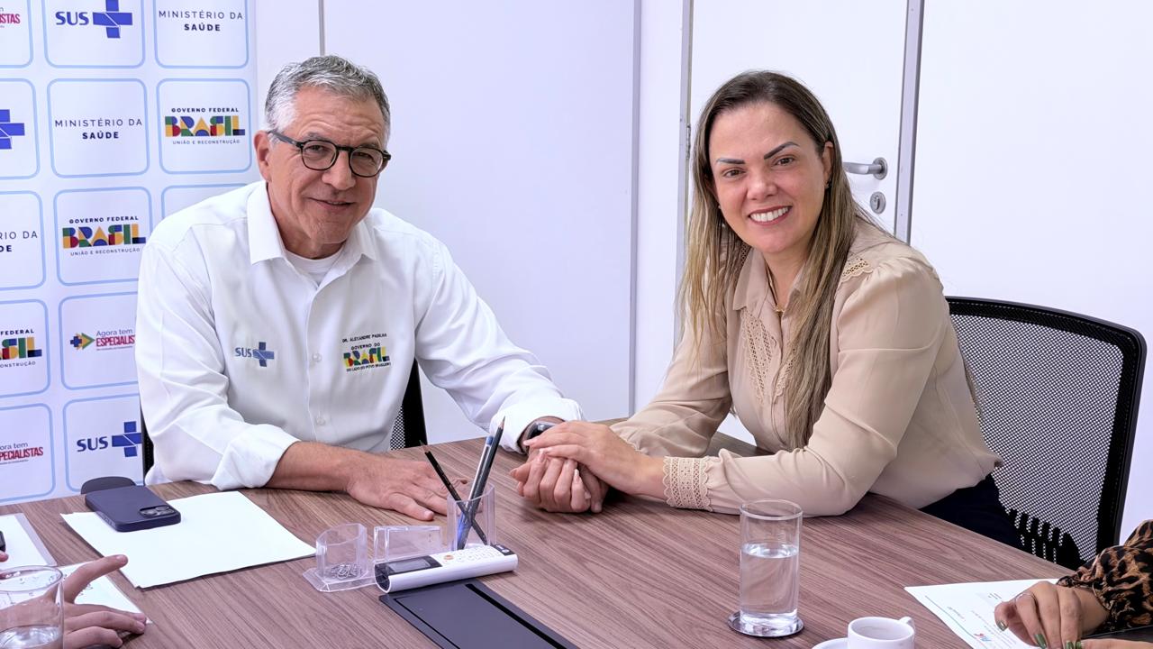 Cláudia de Jesus se reúne com ministro Alexandre Padilha e reforça avanços na saúde de Rondônia