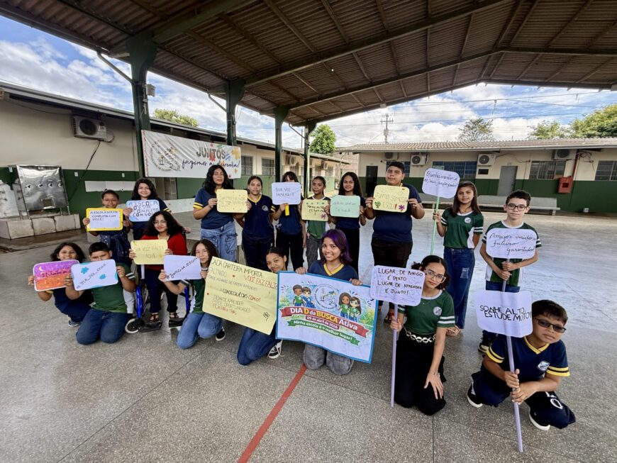 Mobilização estadual reforça permanência escolar durante o Dia “D” da Busca Ativa Escolar em Rondônia