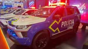 Viaturas blindadas adquiridas pelo governo de RO são expostas em evento internacional de segurança