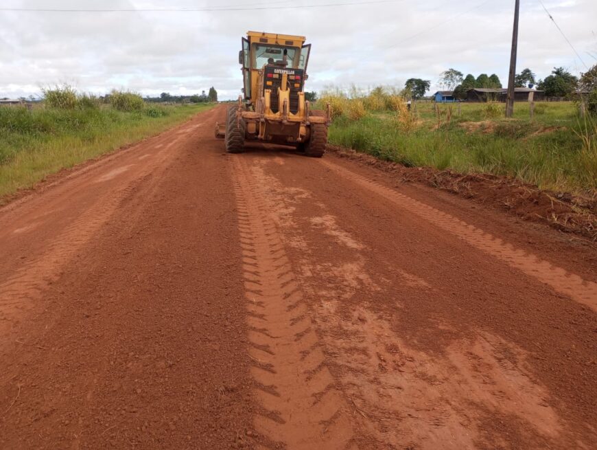 Governo de RO inicia recuperação de 84 km da RO-490 em Alto Alegre dos Parecis