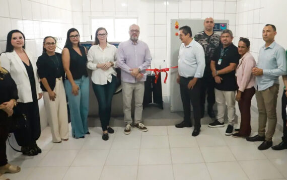 Lavanderia industrial é inaugurada e amplia oportunidades por meio do trabalho no sistema prisional, em Porto Velho