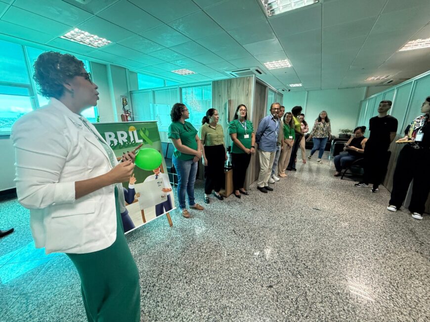 Campanha Abril Verde promove conscientização sobre saúde e segurança no trabalho aos servidores da Educação