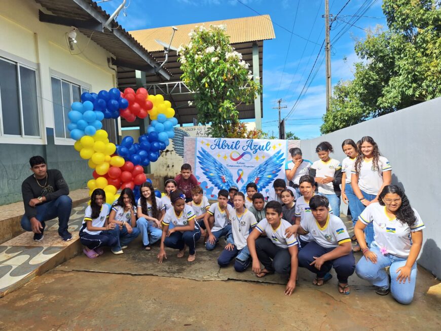 Inclusão e conscientização marcam ações do Abril Azul em escolas da rede estadual em Rondônia