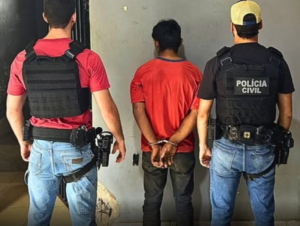 POLÍCIA CIVIL PRENDE INVESTIGADO POR HOMICÍDIO EM COSTA MARQUES