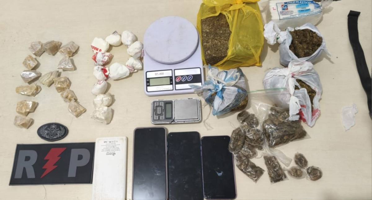 Polícia Militar apreende drogas e detém suspeita no Setor 06 em Jaru (RO)