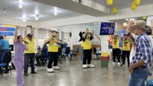 Conscientização, integração e movimento marcam ação “Amarelaço” na Ciretran de Porto Velho