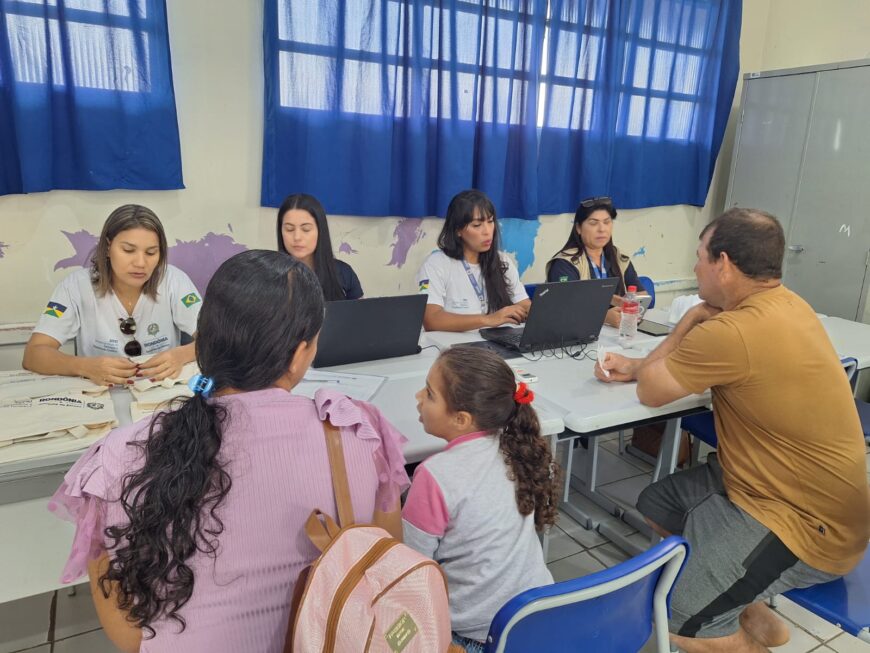 Atendimentos voltados à regularização fundiária reforçam ações de cidadania durante Rondônia Cidadã em Teixeirópolis