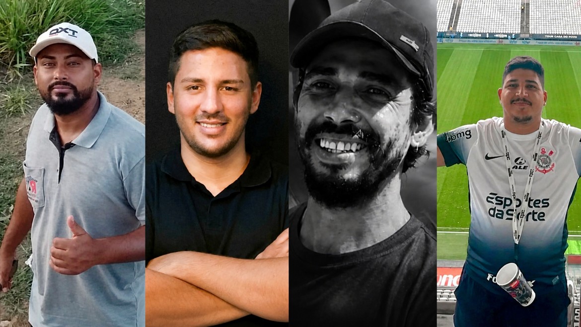 Rodrigo Trindade, Henzo Alexandre Souza Amaro, Ricardo Mota Ouro e Matheus Guimarães do Ouro - Fotos: G1
