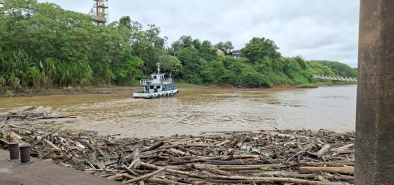 Manutenção nas áreas de atracação fortalece segurança da navegação no Porto de Porto Velho