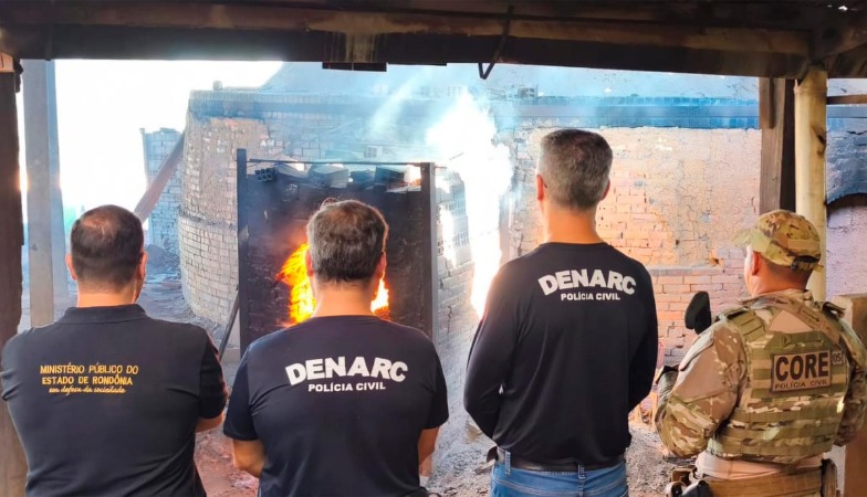 MPRO acompanha incineração de drogas na capital