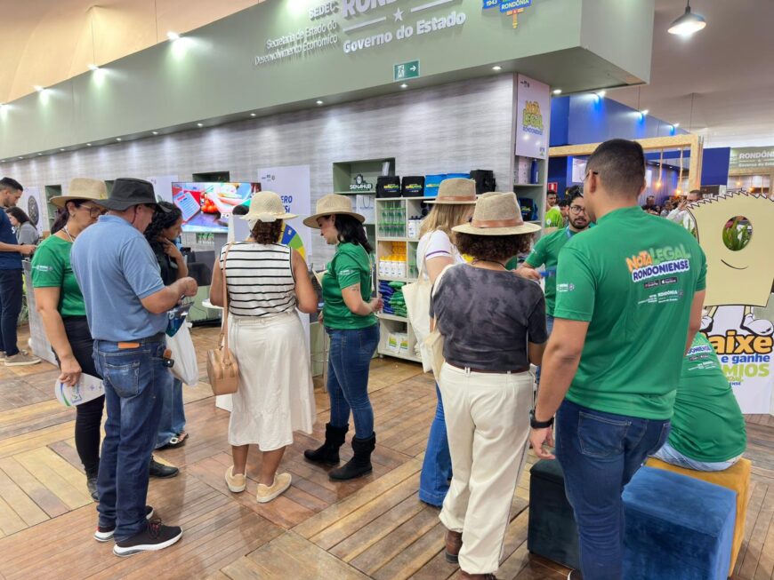 Sorteio do Nota Legal, serviços e orientações da Sefin estão na programação da 13ª Rondônia Rural Show Internacional