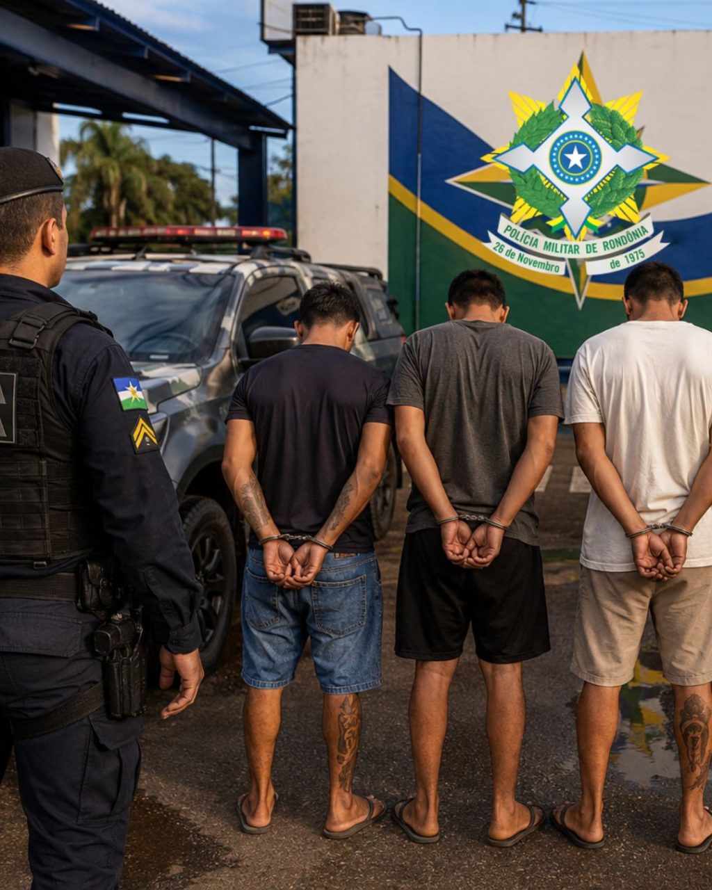 PMRO recaptura três foragidos em menos de 24 horas durante ações em Nova Mamoré e Guajará-Mirim