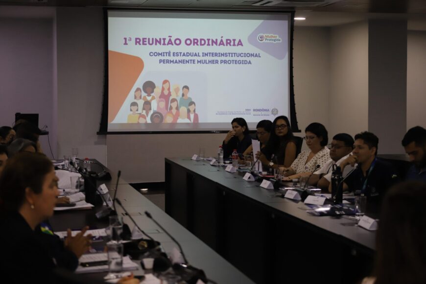 Ações do governo de RO para o combate à violência doméstica são destacadas em reunião do Comitê Estadual Mulher Protegida
