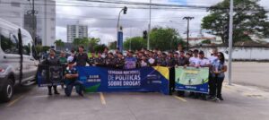 Pit Stop de conscientização da Semana de Políticas Públicas sobre Drogas conta com apoio da PM Mirim em Porto Velho