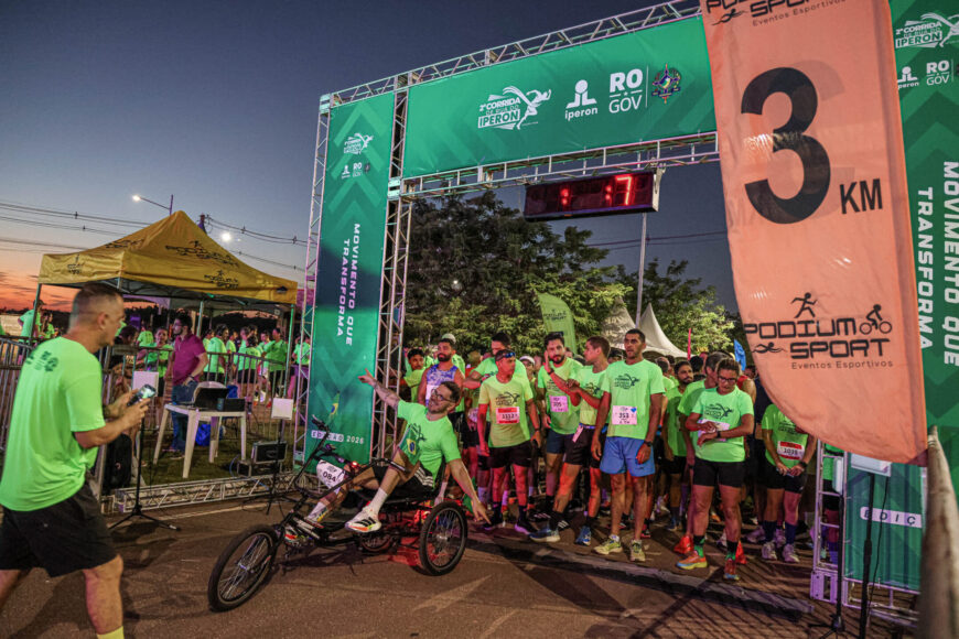 Corrida do Iperon reúne centenas de participantes e fortalece integração entre servidores, aposentados e comunidade