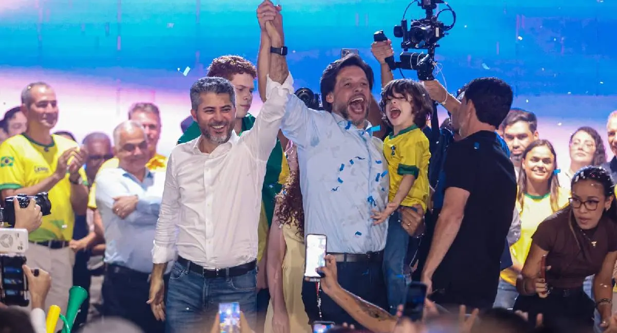 Marcos Rogério anuncia Rodrigo Camargo como pré-candidato a vice e recebe apoio oficial do prefeito de Porto Velho, Léo Moraes