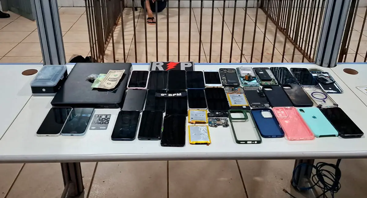 Homem é preso com celulares roubados, notebook para desbloqueio e drogas no Orgulho do Madeira, em Porto Velho