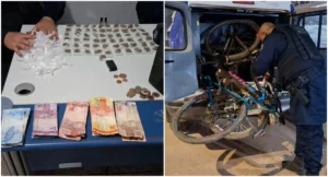 Ação da PM desmonta ponto suspeito e apreende drogas, dinheiro e equipamentos do tráfico no Mariana