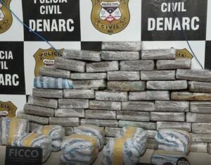 Mais de 64 quilos de entorpecentes são apreendidos em ofensiva contra o crime organizado