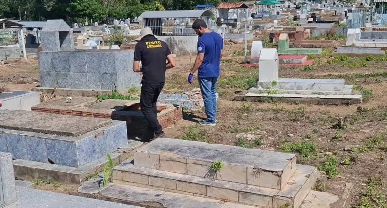 Corpo é encontrado dentro de túmulo no Cemitério Santo Antônio em Porto Velho