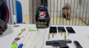 Trio é preso por porte ilegal de arma de fogo em Porto Velho