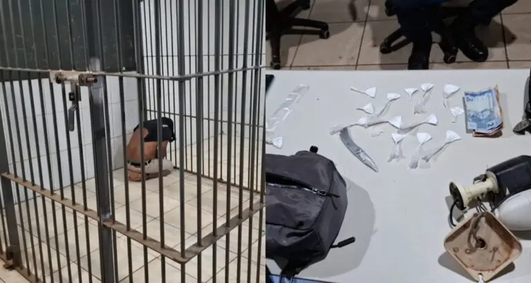 Apenado monitorado é preso com porções de cocaína em suposta mercearia de fachada no Orgulho do Madeira