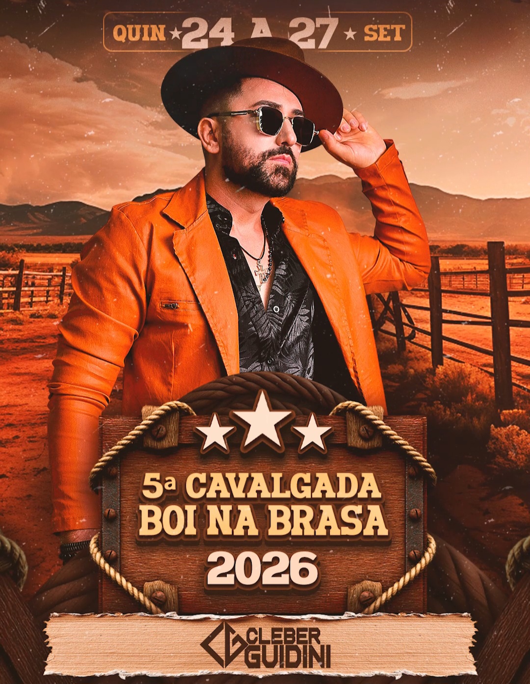 Cleber Guidini revela os bastidores e a expectativa para a 5ª Cavalgada Boi na Brasa em União Bandeirantes
