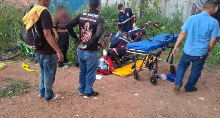 Jovem é encontrada ferida embaixo de viaduto e socorrida pelo Samu