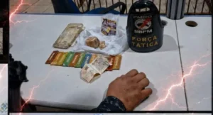 Casal é preso por tráfico de drogas durante Operação Força Total 02 no bairro Roque em Porto Velho
