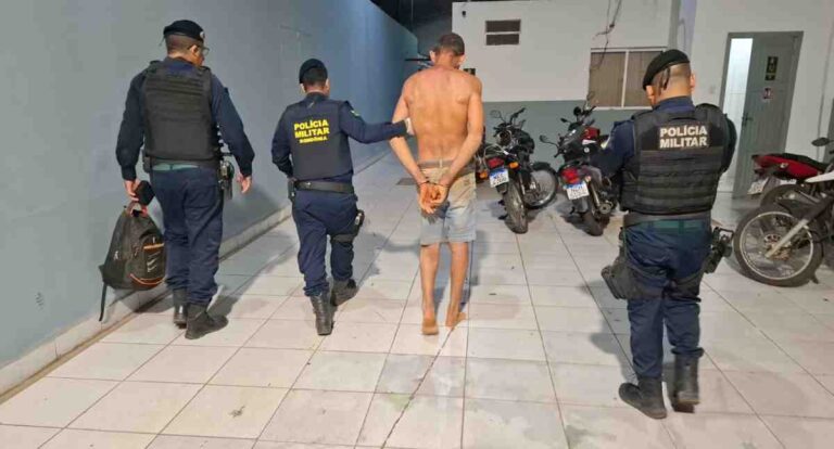 Homem é preso após denúncia de disparos de arma de fogo