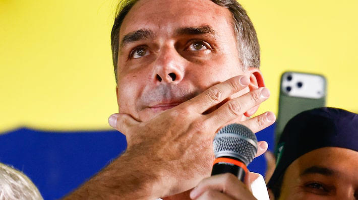 Flávio Bolsonaro foi derrotado no segundo turno por Luiz Inácio Lula da Silva (PT) Foto: Wilton Junior/ Estadão Foto: Foto: Wilton Junior/ Estadão
